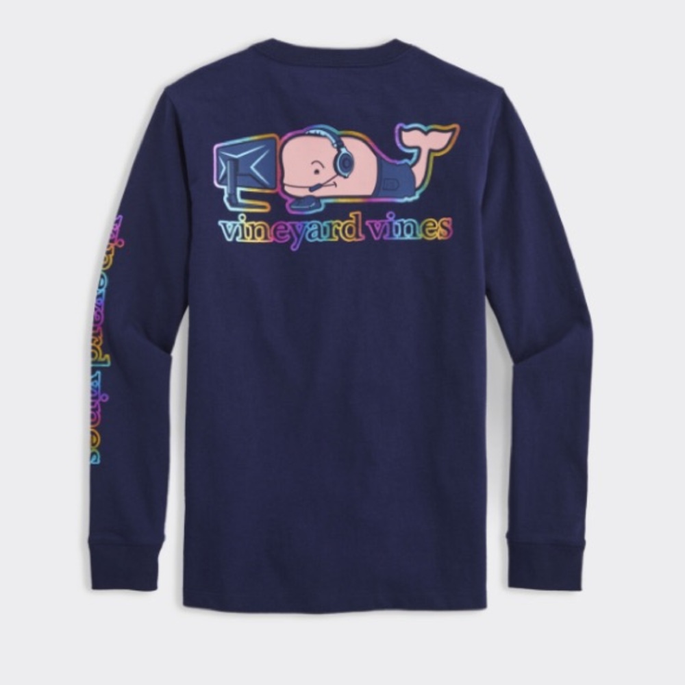 🆕Vineyard Vines size L (16) gamer tee- NWT